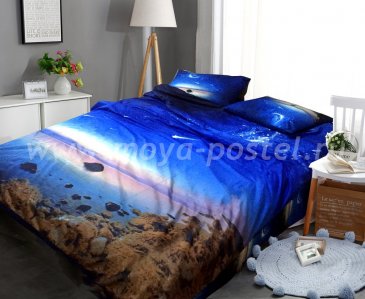 Постельное белье Космос CK014 (двуспальное, 70*70) в интернет-магазине Моя постель