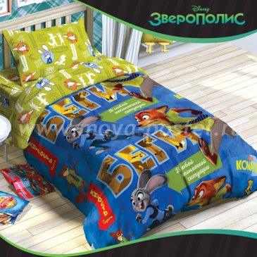 Детское постельное белье Этель Disney ETB-104-1 Зверополис в интернет-магазине Моя постель