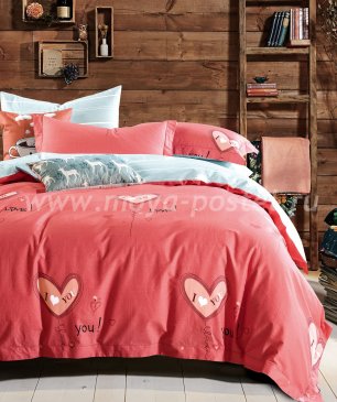 Полуторное постельное белье сатин TS01-X61 в интернет-магазине Моя постель