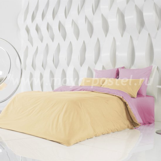 Постельное белье Perfection: Солнечный Абрикос + Розовая Лаванда (1,5 спальное) в интернет-магазине Моя постель