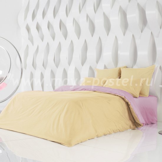 Постельное белье Perfection: Солнечный Абрикос + Розовая Лаванда (евро) в интернет-магазине Моя постель