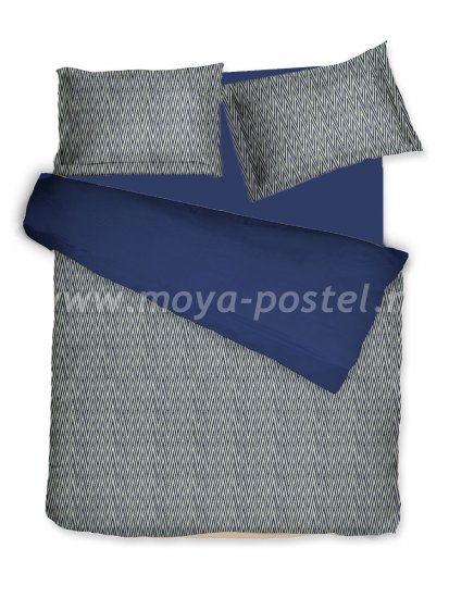 Комплект постельного белья DecoFlux Сатин семейный Twist Dark в интернет-магазине Моя постель