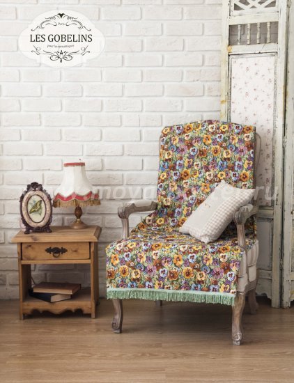 Накидка на кресло Fleurs De Jardin (50х190 см) - интернет-магазин Моя постель
