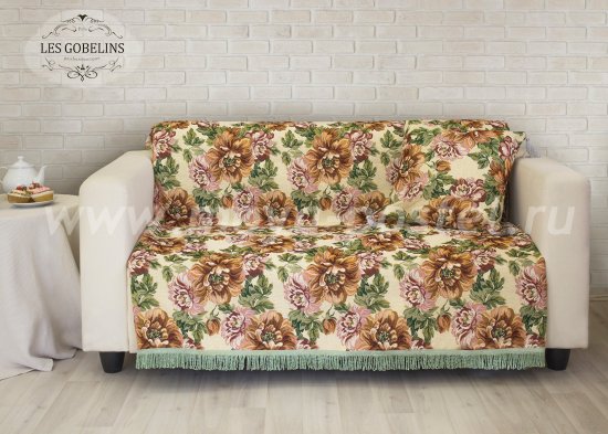 Накидка на диван Pivoines (130х200 см) - интернет-магазин Моя постель