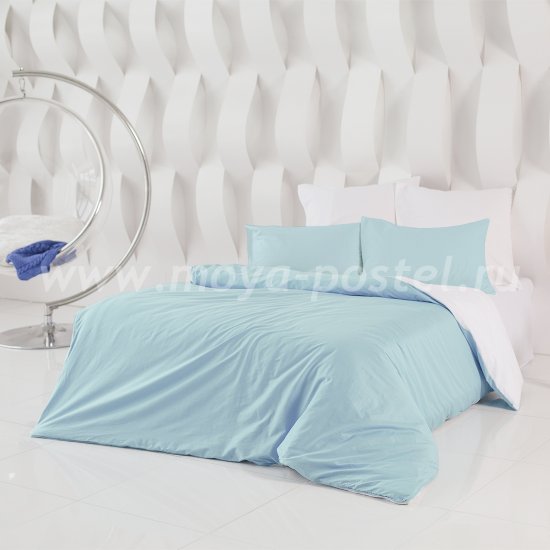 Постельное белье: Небесно Голубой + Нероли (1,5 спальное) в интернет-магазине Моя постель