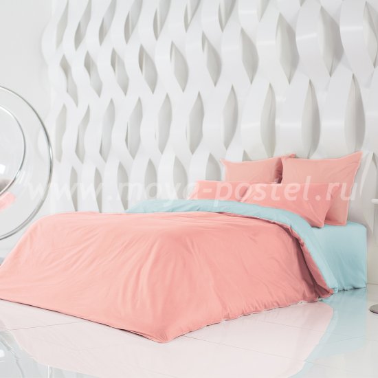 Постельное белье Perfection: Цветущий Георгин + Небесно Голубой (1,5 спальное) в интернет-магазине Моя постель