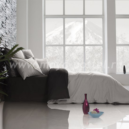 Постельное белье Perfection Цвет: Уголь + Туманная Гавань (1,5 спальное) в интернет-магазине Моя постель