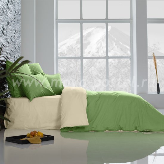 Постельное белье Perfection Цвет: Ветка Ванили + Лайм Благородный (1,5 спальное) в интернет-магазине Моя постель