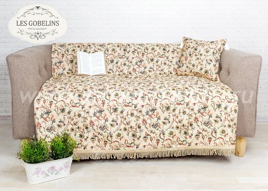 Накидка на диван Fleurs anglais (140х190 см) - интернет-магазин Моя постель