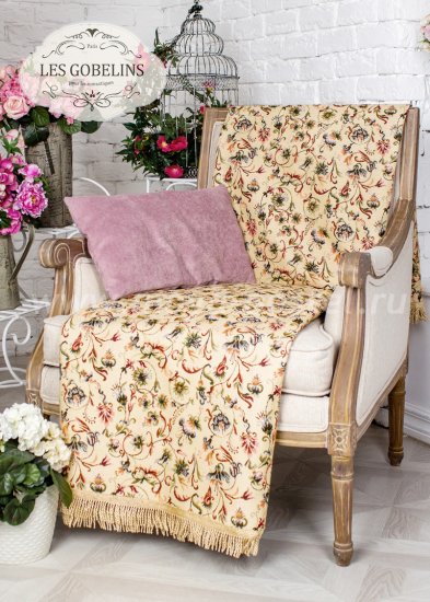 Накидка на кресло Fleurs anglais (50х120 см) - интернет-магазин Моя постель