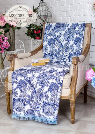 Накидка на кресло Grandes fleurs (50х170 см) - интернет-магазин Моя постель