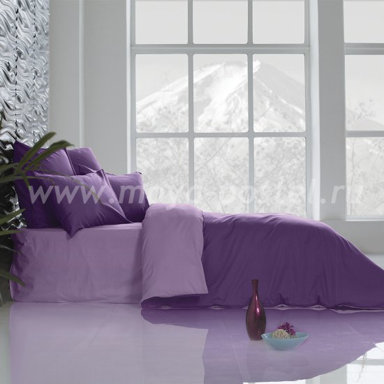 Постельное белье Perfection: Ультрафиолетовый + Розовая Лаванда (1,5 спальное) в интернет-магазине Моя постель