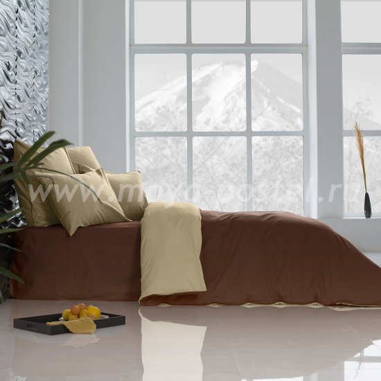 Постельное белье Perfection Цвет: Темный Шоколад + Ветка Ванили (1,5 спальное) в интернет-магазине Моя постель