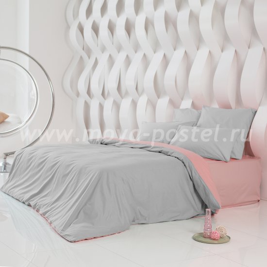 Постельное белье Perfection: Туманная Гавань + Цветок Сакуры (евро) в интернет-магазине Моя постель