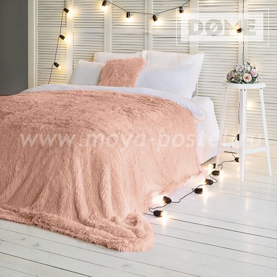 Покрывало Taeppe Цвет: Бледно-персиковый (200х220 см) - интернет-магазин Моя постель