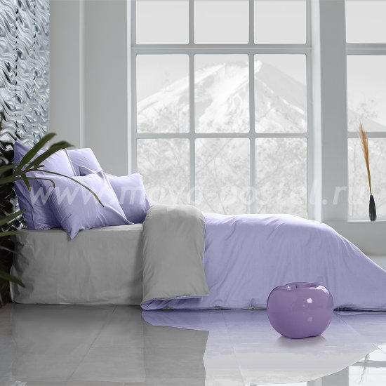 Постельное белье Perfection: Туманная Гавань + Лавандовый (евро) в интернет-магазине Моя постель
