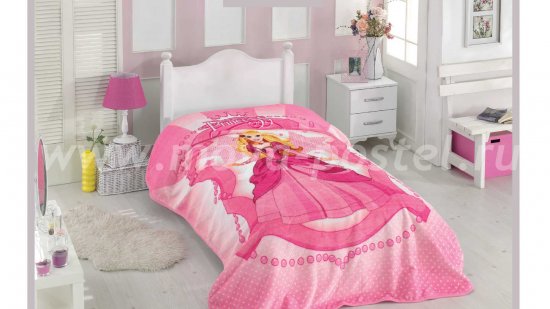 Покрывало жаккард велсофт 1,5 сп. "PRENSES", розовый, 100% Полиэстер - интернет-магазин Моя постель
