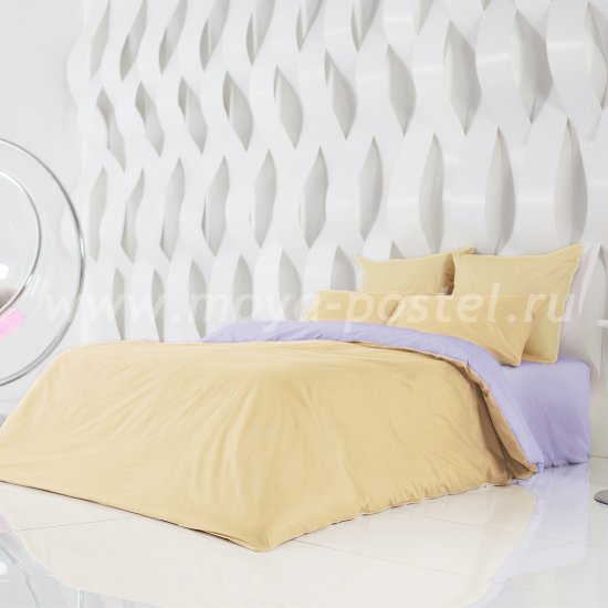 Постельное белье: Солнечный Абрикос + Розовая Лаванда (семейное) в интернет-магазине Моя постель
