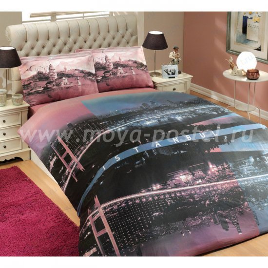 Постельное белье для подростков "Ночной город", поплин, 1,5ка в интернет-магазине Моя постель