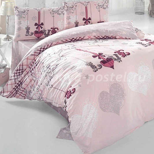 Постельное белье Irina Home IH-23-3 Love Me Pudra в интернет-магазине Моя постель