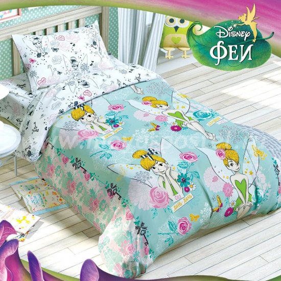 Детское постельное белье Этель Disney ETB-107-1 Фея Динь-Динь в интернет-магазине Моя постель