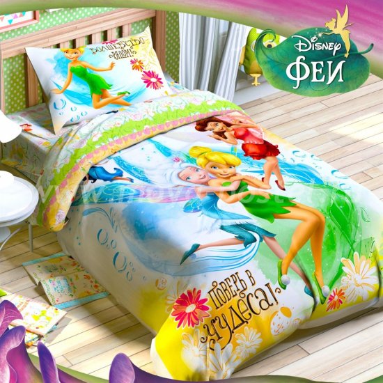 Детское постельное белье Этель Disney ETP-101-1 Феи Чудеса в интернет-магазине Моя постель