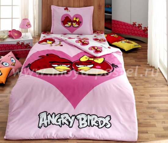 Angry birds (влюбленные птицы) в интернет-магазине Моя постель