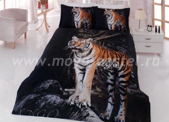 КПБ Ranforce VS 3D Digital (тигр на камне) в интернет-магазине Моя постель