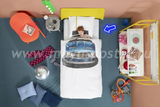 Детское постельное белье "Бамперные машинки" в интернет-магазине Моя постель