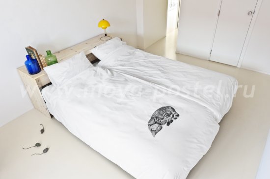 Евро комплект постельного белья "Кошка Олли" в интернет-магазине Моя постель