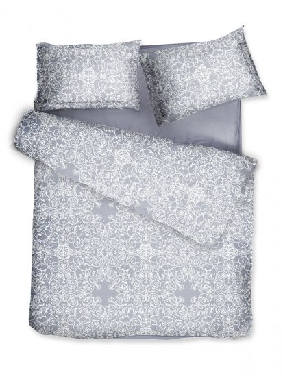 Комплект постельного белья DecoFlux Сатин Евро Versaille Grey в интернет-магазине Моя постель