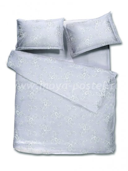 Комплект постельного белья DecoFlux Сатин полуторный Elizabeth Grey в интернет-магазине Моя постель