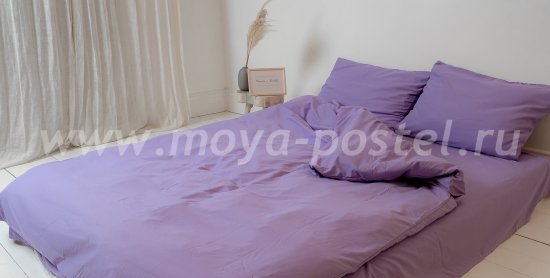 Постельное белье "Nude" Purple, двуспальное (50х70) в интернет-магазине Моя постель