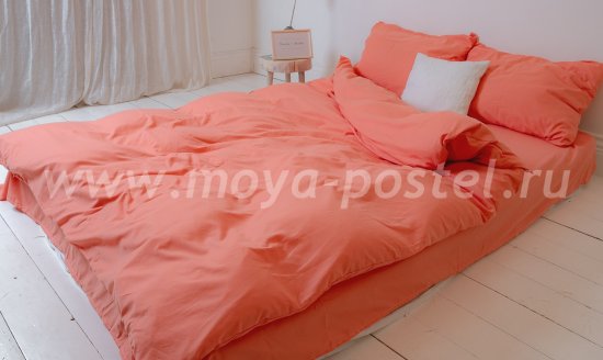 Постельное белье "Nude" Peach, двуспальное (50х70) в интернет-магазине Моя постель