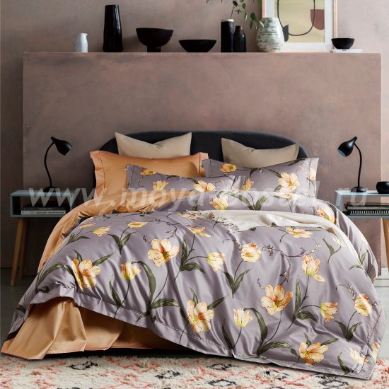 Постельное бельё Sharmes «Tulips» евро в интернет-магазине Моя постель