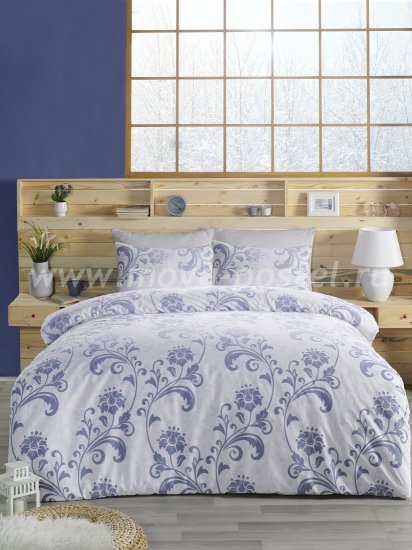 Постельное белье "RANFORCE" 1,5 сп 50х70*1 шт LUCIAN голубой в интернет-магазине Моя постель