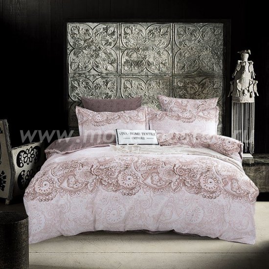 Комплект постельного белья Сатин вышивка на резинке CNR053 (евро 140х200) в интернет-магазине Моя постель