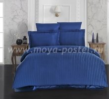 Постельное белье бамбук "KARNA" PERLA (Eвро) 50x70*2 70x70*2 (синий) в интернет-магазине Моя постель