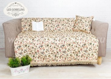 Накидка на диван Fleurs anglais (130х220 см) - интернет-магазин Моя постель