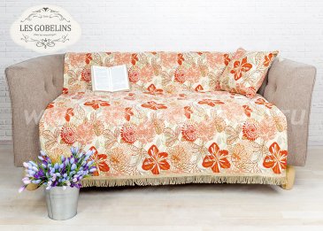 Накидка на диван Fleurs vector (160х220 см) - интернет-магазин Моя постель
