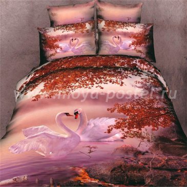 Комплект постельного белья 3D мако-сатин D073 ++ (50*70) в интернет-магазине Моя постель