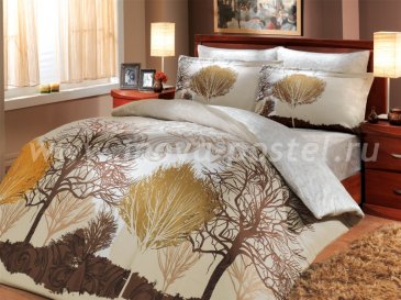 Турецкое постельное белье евро размера «INFINITY» из сатина, кремовое в интернет-магазине Моя постель
