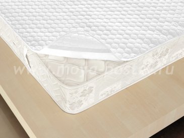 Наматрасник водонепроницаемый 100x200, белый, 100% Хлопок - интернет-магазин Моя постель