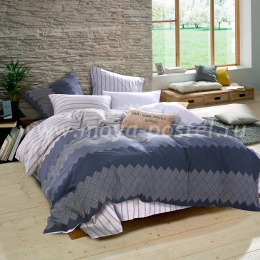 Комплект постельного белья Люкс-Сатин A071 (двуспальный, 50*70) в интернет-магазине Моя постель