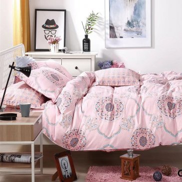 Двуспальное постельное белье Arlet CD-432-2 розовое в интернет-магазине Моя постель