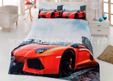 КПБ Ranforce VS 3D Digital (красный спорткар) в интернет-магазине Моя постель