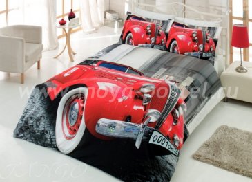 КПБ Ranforce VS 3D Digital (красный ретро автомобиль) в интернет-магазине Моя постель