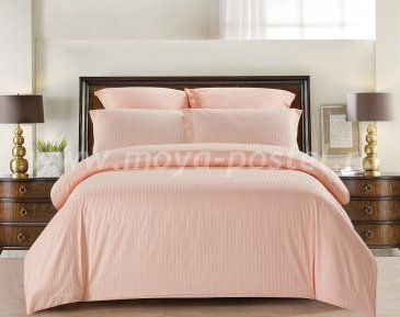 КПБ Tango Color Stripe Страйп-сатин Евро, розовый в интернет-магазине Моя постель
