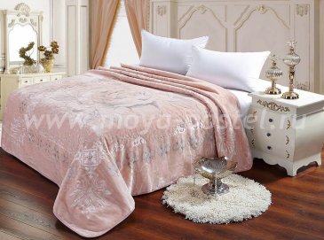 Плед Tango Scheherazade розовый, евро размер в каталоге интернет-магазина Моя постель