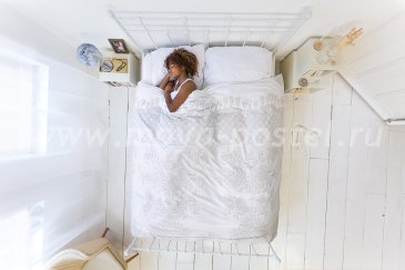 Белое постельное белье "Венецианское кружево", полуторное в интернет-магазине Моя постель